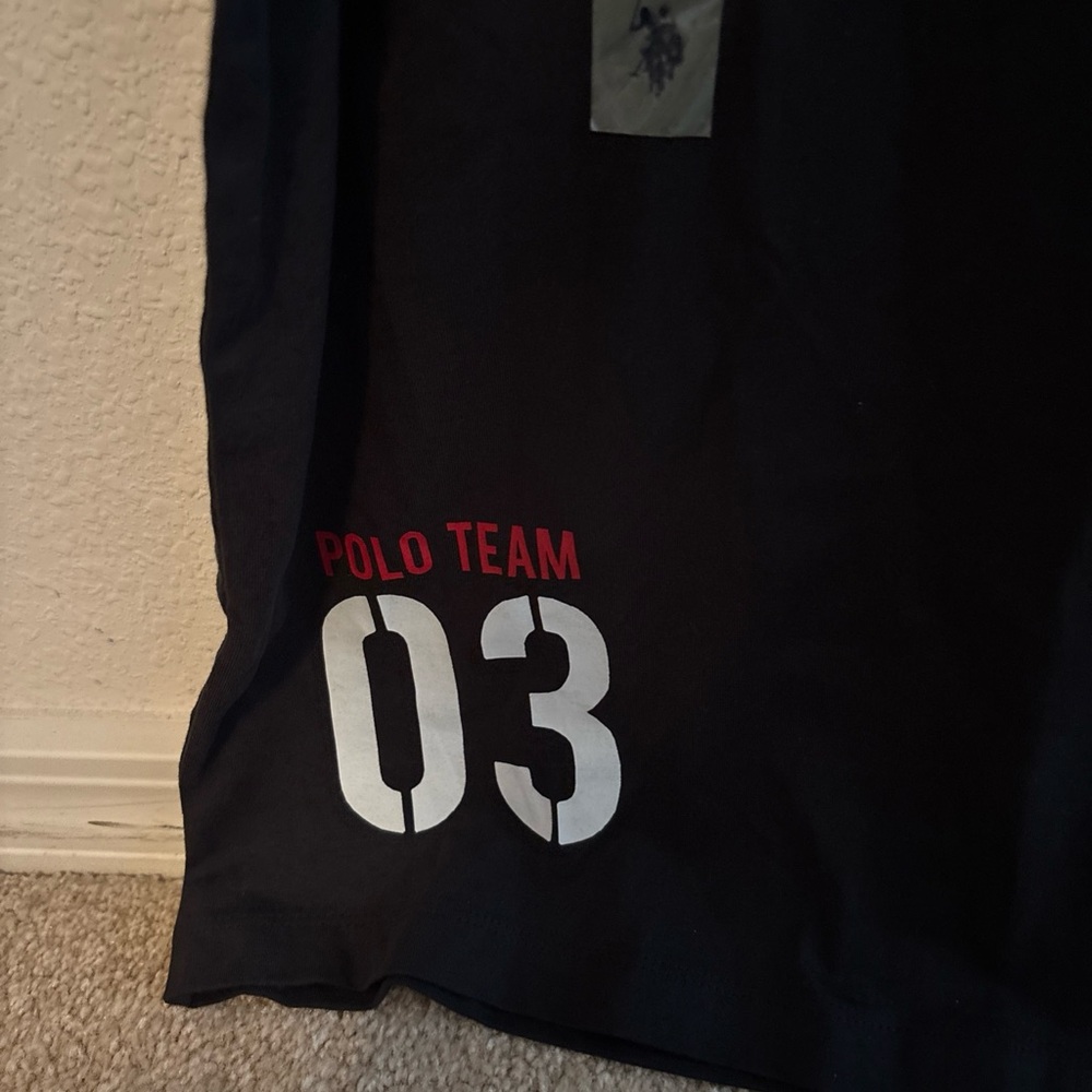 NEW W/tag Polo Assn. Big Pony #3 Navy, Red Trim T-Shirt Short Sleeve Size Small - Picture 14 of 15